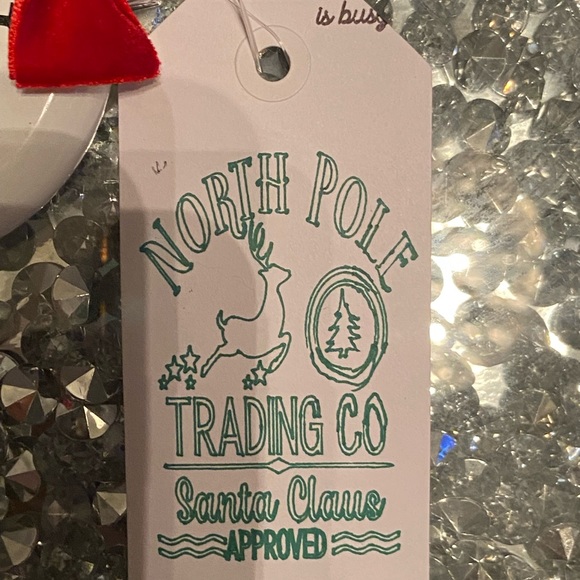 3"Santa Cam White Disc Ornament & Letter From North Pole,real lens, Personalized - Picture 4 of 5